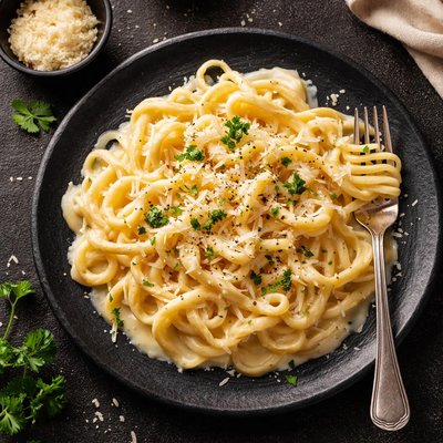 Cheesy milky noodles