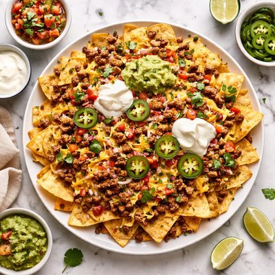 Cheesy nachos