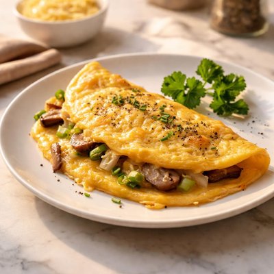 Cheesy omelette