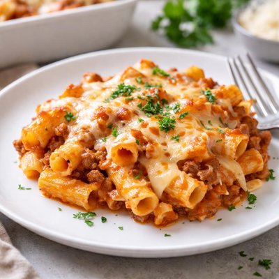 Cheesy pasta bake