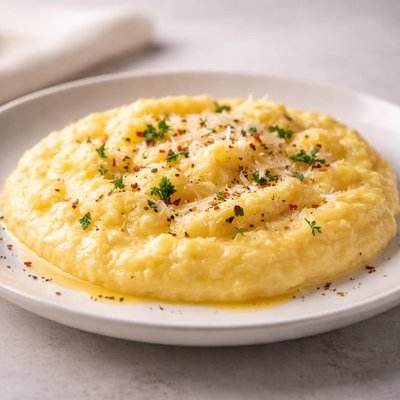 Cheesy polenta