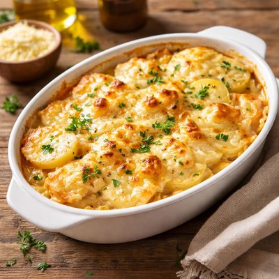 Cheesy potato dish