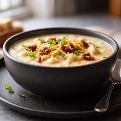Cheesy potato soup