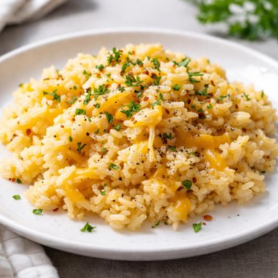Cheesy rice