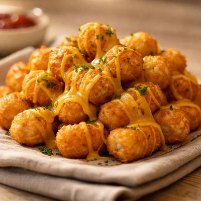 Cheesy tater tots