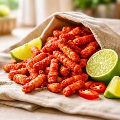 Cheetos flamin hot limon