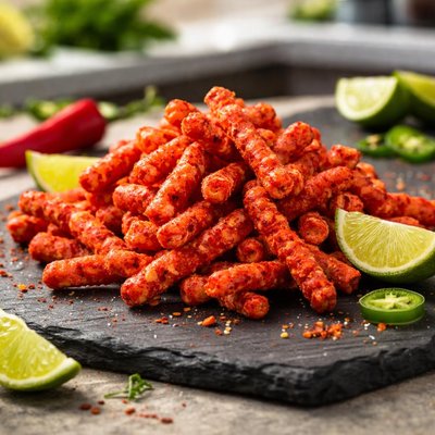 Cheetos flamin hot limon crunchy