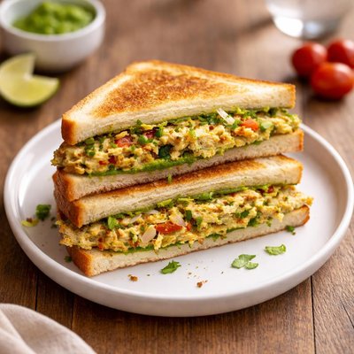 Chennai special omelet sandwich