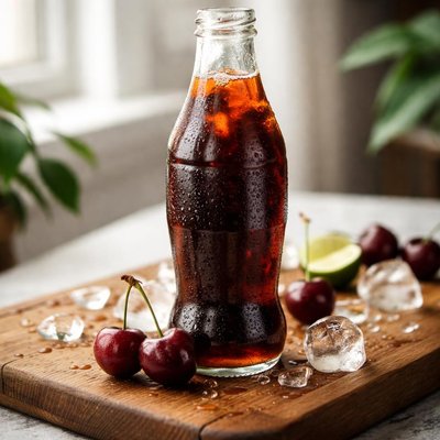 Cherry coke bottle