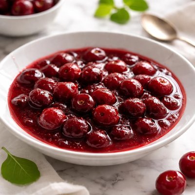Cherry compote