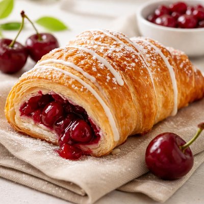 Cherry croissant
