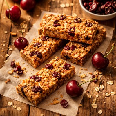 Cherry granola bar
