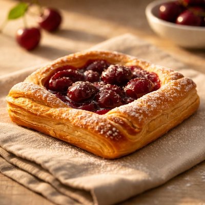 Cherry pastry