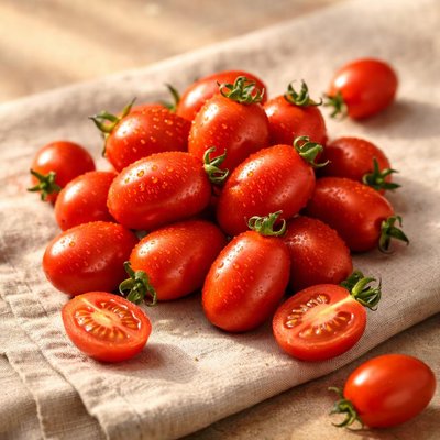 Cherry plum tomatoes