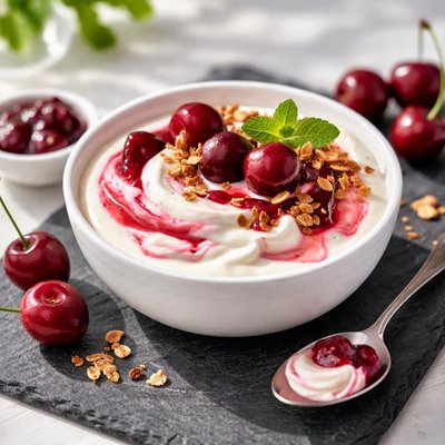 Cherry skyr