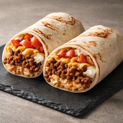 Chersy double beef butrito taco bell
