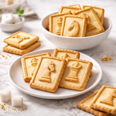 Chessman cookies