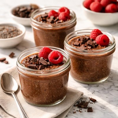 Chia seed chocolate pudding