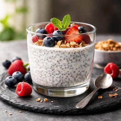 Chia seed yoghurt