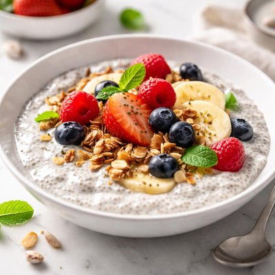 Chia seed yogurt