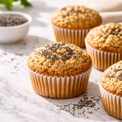 Chia seeds muffin