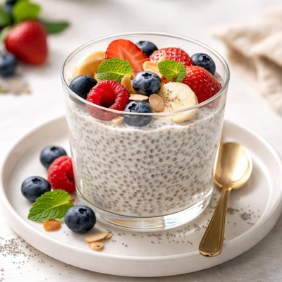 Chia seeds pudding