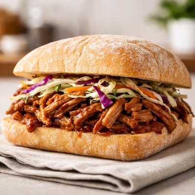 Chiabatta pulled pork