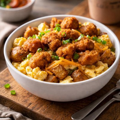 Chic fil a breakfast chicken bowl