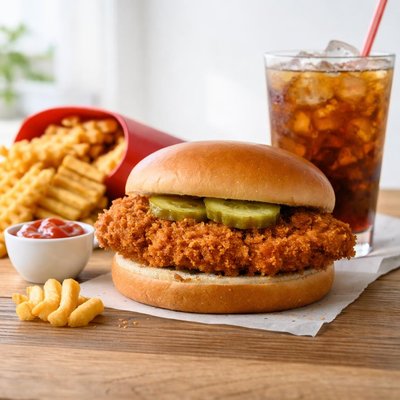 Chic fil a chicken sandwich meal