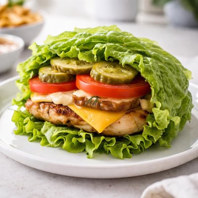 Chic fil a lettuce burger