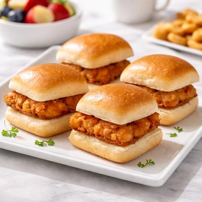Chic fil a mini chicken sandwich
