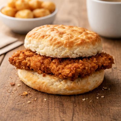 Chic fil a spicy chicken biscuit