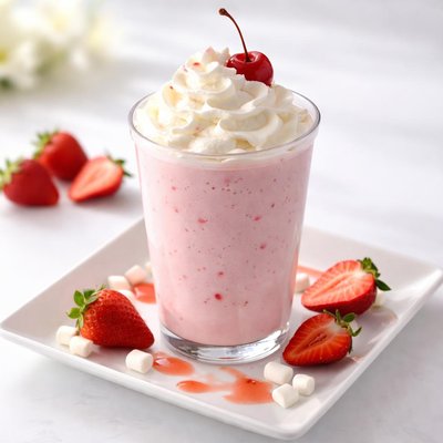 Chic fil a strawberry milkshake