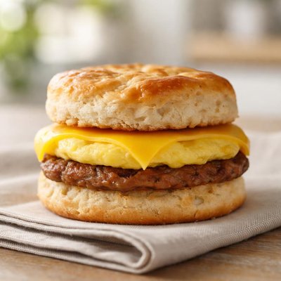 Chic fila a sausage egg and cheese