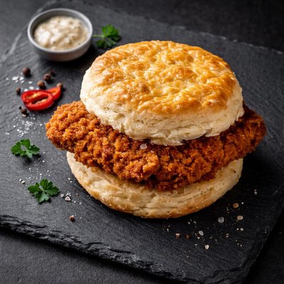 Chic fila spicy chicken biscuit