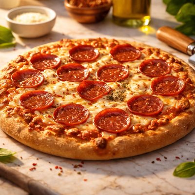 Chicago town pepperoni pizza