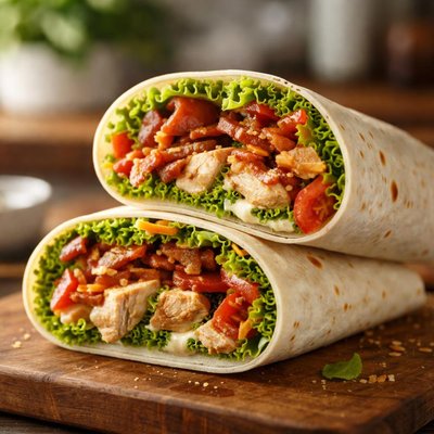 Chicen bacon ranch wrap