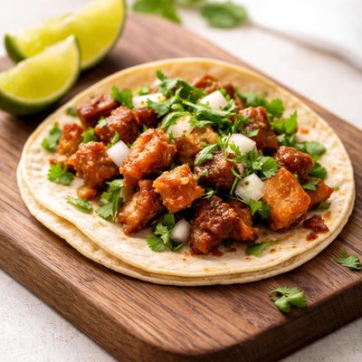 Chicharron taco