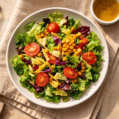 Chick-fil-a side salad with vinaigrette