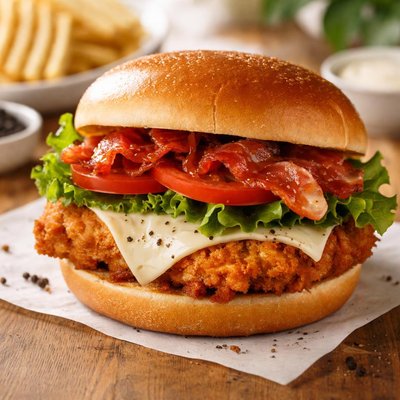 Chick fa la maple bacon pepper sandwich