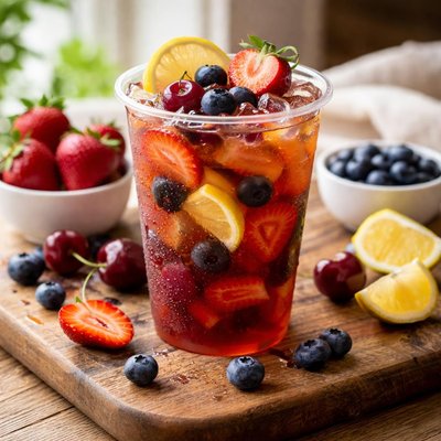 Chick fil a cherry berry tea