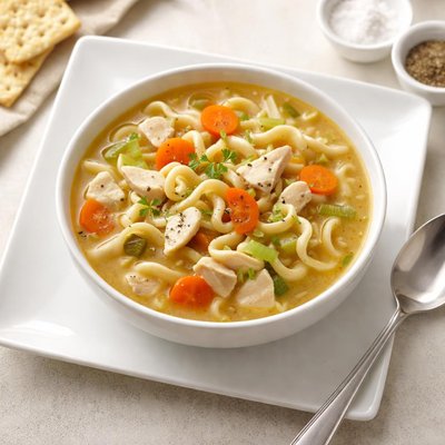 Chick fil a chicken noodle soup bowl