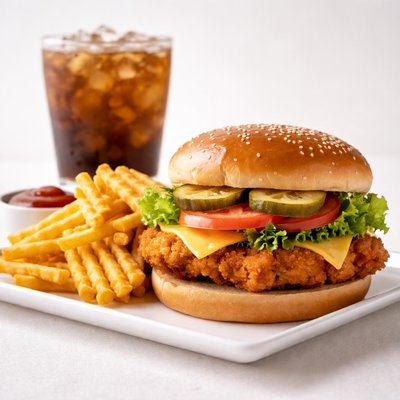 Chick fil a delux meal