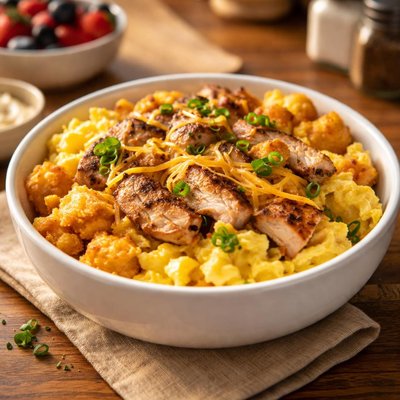 Chick fil a grilled chicken hashbrown bowl