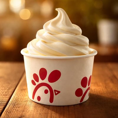 Chick fil a vanilla ice cream cup