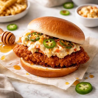 Chick fil ahoney pepper pimento chicken sandwich
