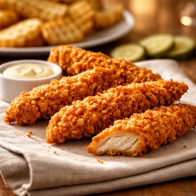 Chick filet strips four