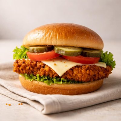 Chick fla spicy delux sandwhich