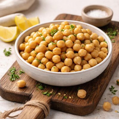 Chick peas boiled