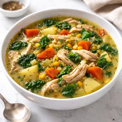 Chicke and veggie soup
